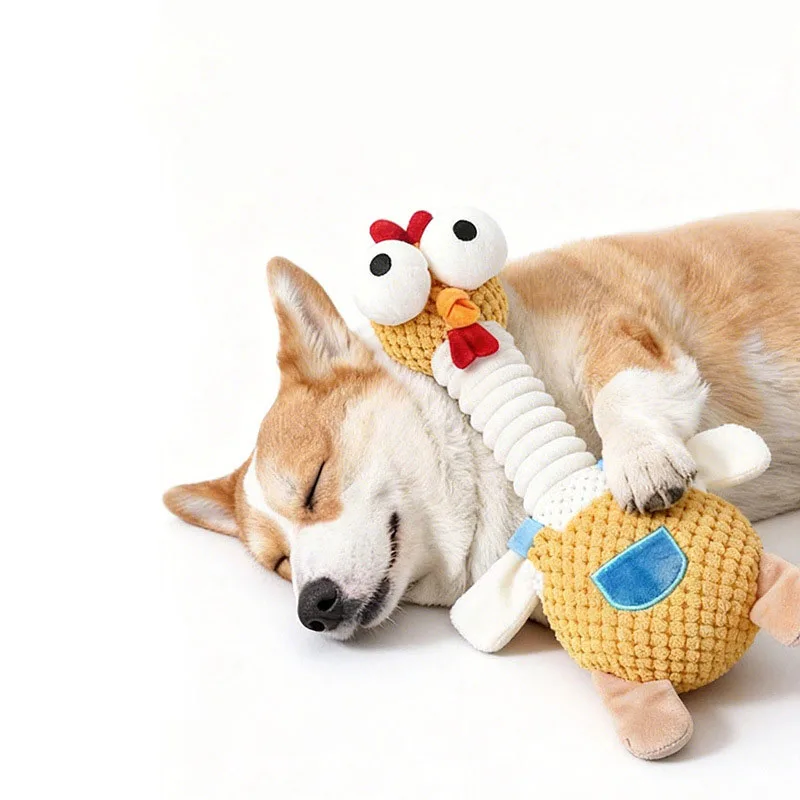 Juguete sonido pollo perros pequeños y medianos – Alivia ansiedad - imagen 4