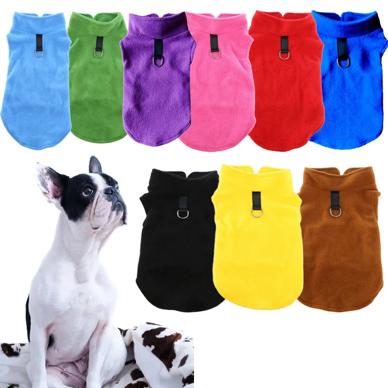 Ropa de lana de invierno para perros, ropa para cachorros, abrigo de Bulldog Francés, disfraces de Pug, chaqueta para perros pequeños, chaleco para Chihuahua, Hondenkleding
