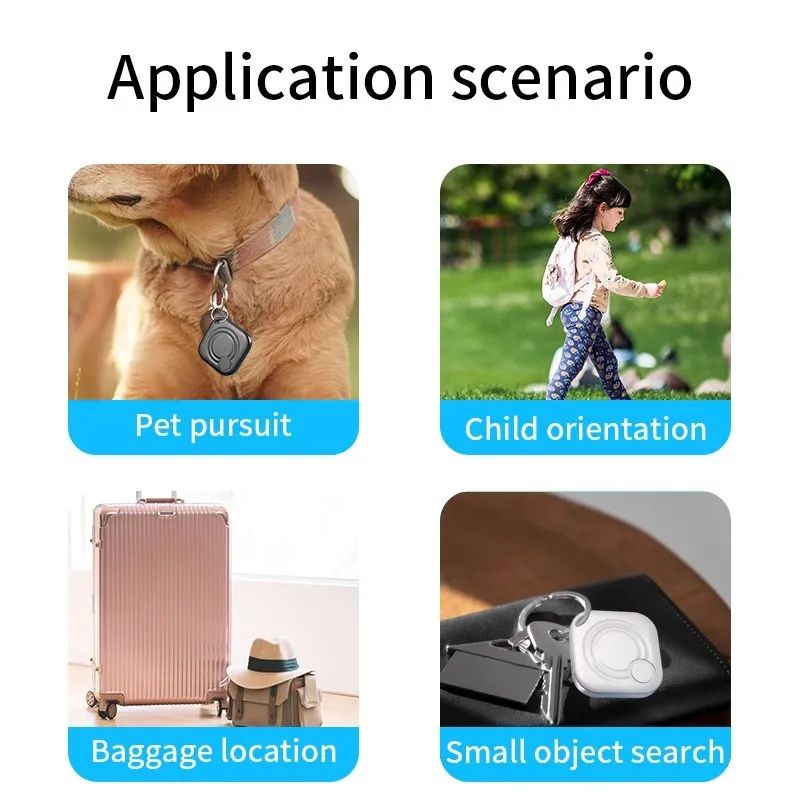 Rastreador GPS para mascotas, buscador inteligente, dispositivo antipérdida, Mini rastreador GPS para billetera, buscador de llaves de perro para niños, IOS, encontrar mi aplicación - imagen 5