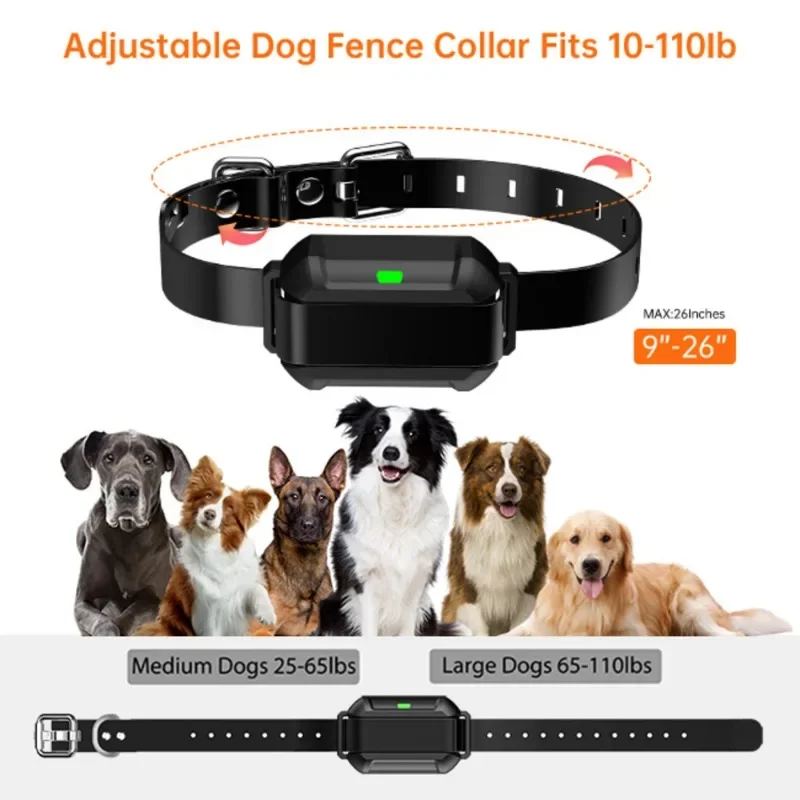 Sistema de valla inalámbrica de Radar de alta precisión 3 en 1, hasta 1 Acre, monitoreo de distancia en tiempo Real, interiores y exteriores para perros, 20-110 libras - imagen 4