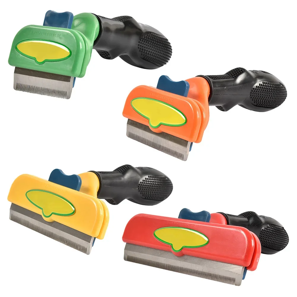 Cepillo para el cuidado de mascotas, peine para gatos, rastrillo para quitar el pelo de mascotas, herramienta de cuidado del pelo, cepillo para recortar la piel de mascotas