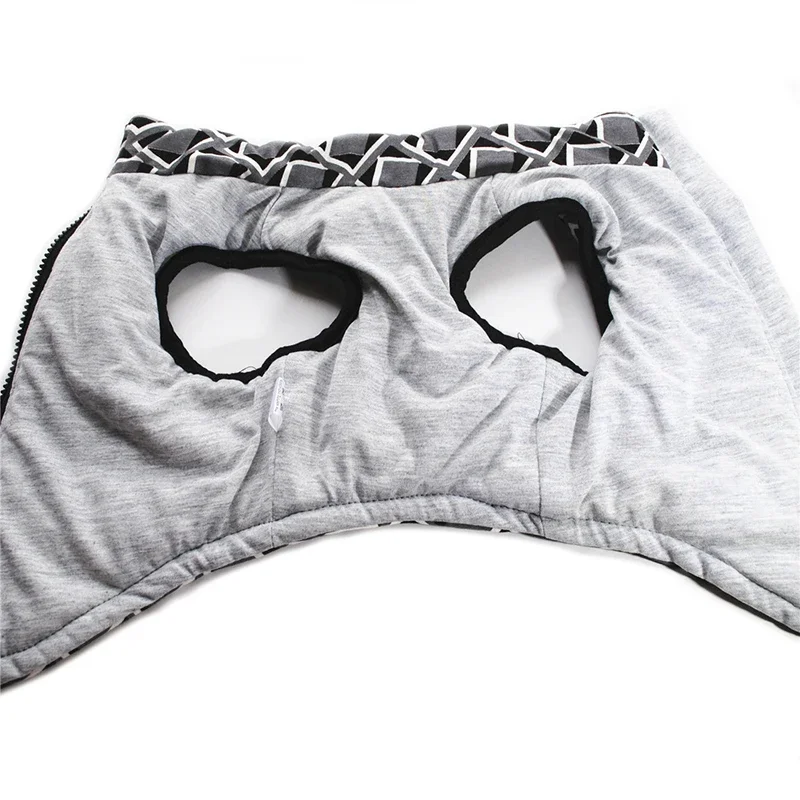 Ropa de algodón con estampado de estrellas para perros pequeños, chaqueta de invierno con anillos, chaleco para Chihuahua, disfraces de Pug para mascotas, ropa de Bulldog Francés - imagen 4