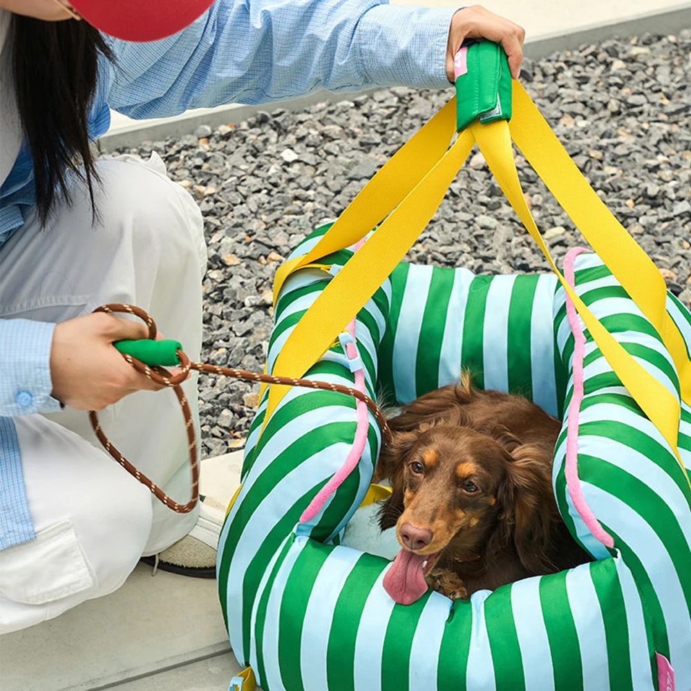Transportín para perros pequeños con asiento coche y funda lavable - imagen 5