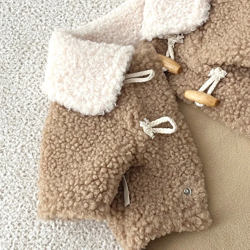 Ropa encantadora para cachorros y gatos, abrigo cálido de piel para perros, chaqueta, abrigo con Cuello de piel suave, ropa para mascotas para invierno, disfraz para perros pequeños y medianos - imagen 4