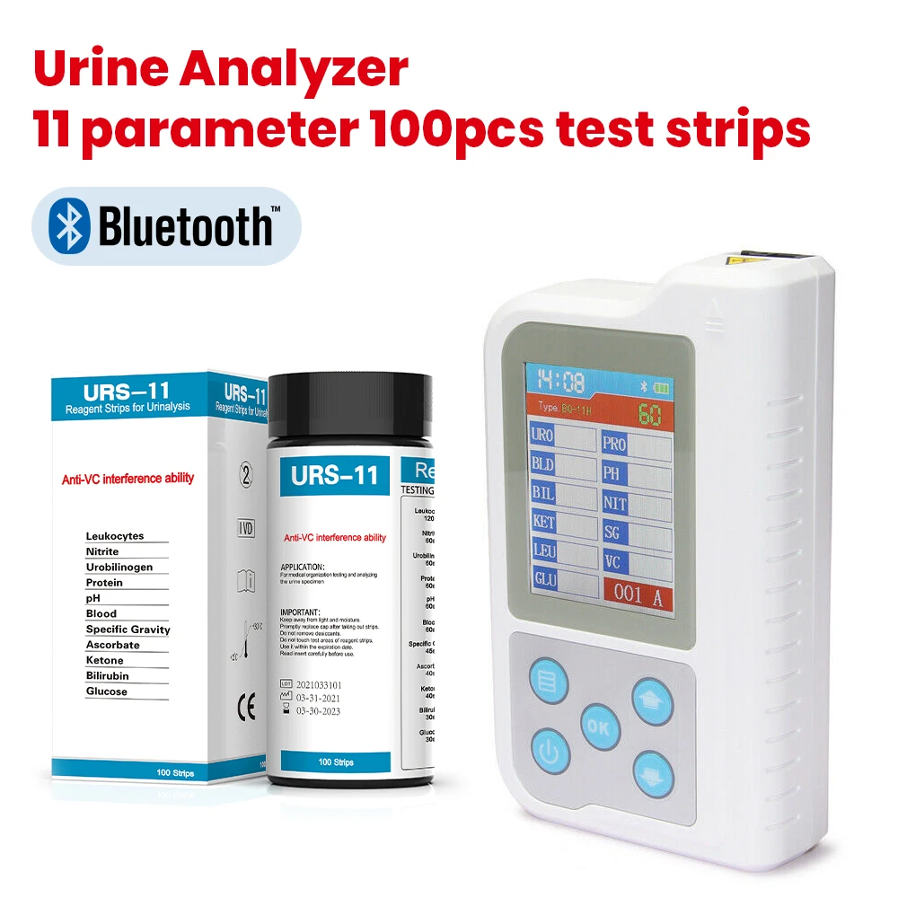 11 parámetros analizador de orina tira reactiva accesorios tiras de análisis de orina para BC401 BT BC400 - imagen 2