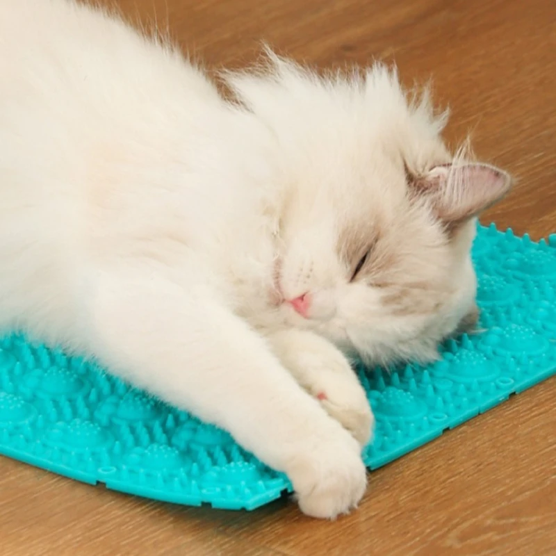 Cepillo de masaje para gatos – rascador autoadhesivo 2 en 1 - imagen 3