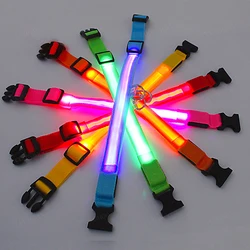 Collar LED recargable para perro con 3 modos de luz nocturna