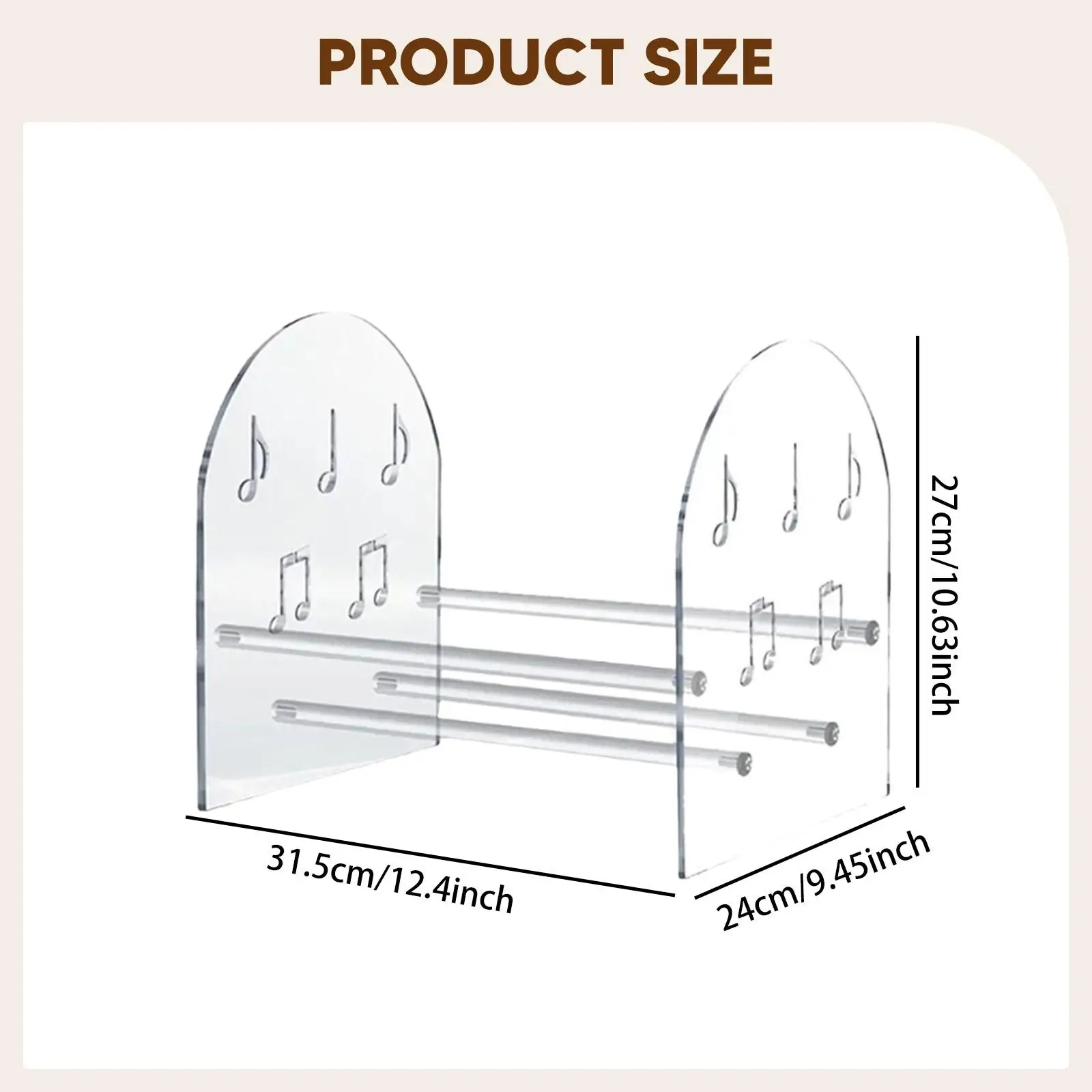 Record Storage Rack Acrylic Versatile Easy Assembly Modern Transparent Vinyl Record Holder LP Holder Organizer for Albums files