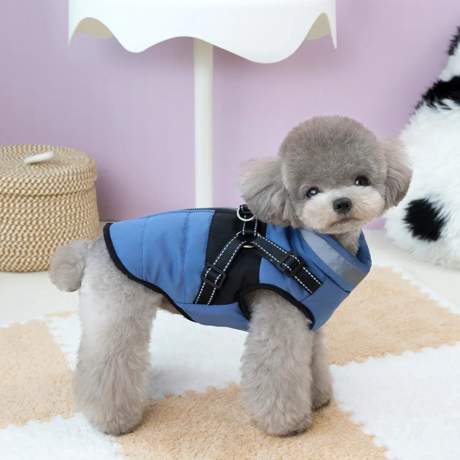 Chaleco impermeable para perros – Cálido con reflectante para invierno - imagen 4