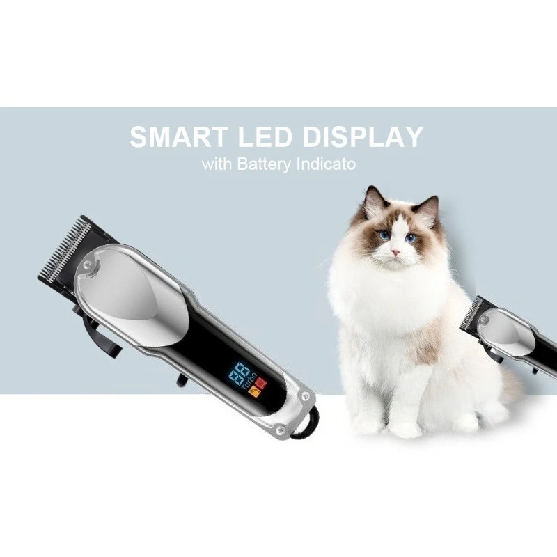 Máquina para cortar pelo de perro, cortadora de peinados para perros y cachorros, cortadora de belleza para perros y gatos, cortadora de piel, herramientas de afeitadora para el cuidado de mascotas y gatos - imagen 4