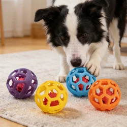 Pelota de entrenamiento TPR indestructible para perros y cachorros
