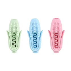 Juguete para limpiar los dientes con palo para masticar para perros, juguete molar autojuego para mascotas, juguete para masticar duradero no tóxico para aliviar el aburrimiento,