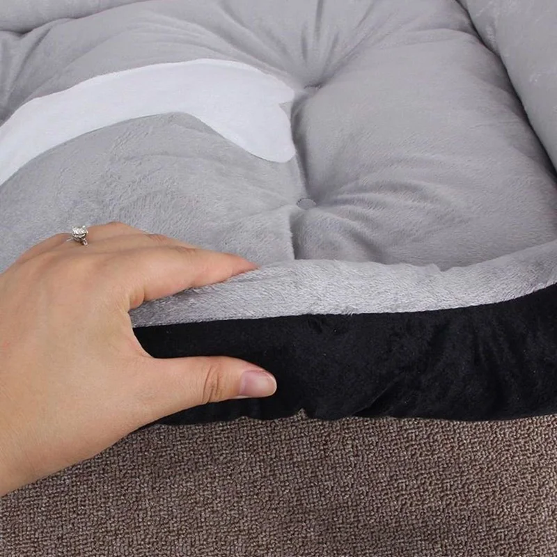 Cama grande de invierno para perros, casa cálida de lana para mascotas XXS a XXL para perros pequeños, medianos y grandes, sofá lavable para mascotas Golden Retriever Border Collie - imagen 5