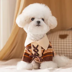Ropa de lujo para perros: sudadera otoñal Bulldog y Chihuahua