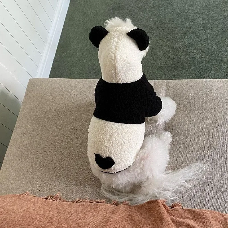 Disfraz de perro Panda de otoño e invierno, transformaciones, ropa de 4 patas, osos de peluche Bomei, ropa para perros pequeños y mascotas, ropa Para Caes - imagen 5