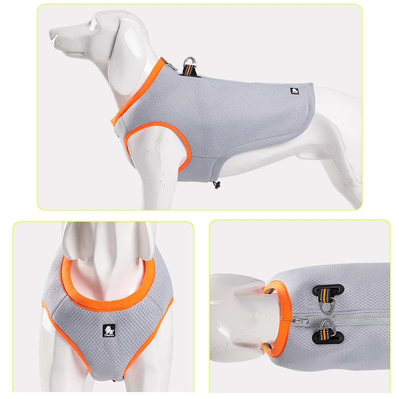 Winhyepet-Chaleco refrescante para perros, ropa, chaqueta fresca rápida para perros pequeños y grandes, accesorios, abrigo para exteriores, disfraz reflectante a la moda - imagen 4