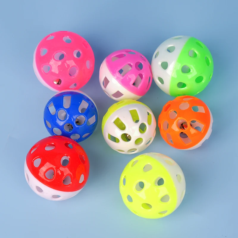 10 Uds. De bolas de juguete para loros para mascotas, Bola de campana hueca de colores divertida, juguete para pájaros, periquito, cacatúa, loro, jaula para masticar, juguetes divertidos, suministros para pájaros para mascotas - imagen 5