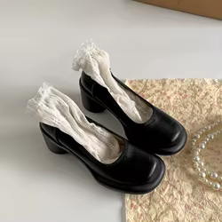 Zapatos Mary Jane de Otoño para mujeres que pasean con gatos y perros