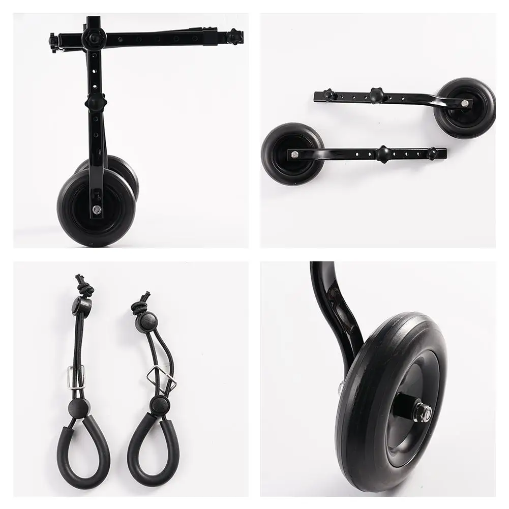 Silla de ruedas ajustable para perros, carrito de movilidad para mascotas con ruedas de rehabilitación, soporte para piernas y arnés para mascotas discapacitadas pequeñas/medías - imagen 4