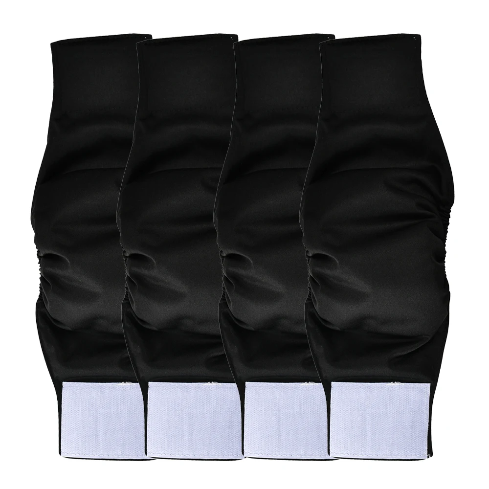 Pañal de tela lavable para perros pequeños, pantalones fisiológicos reutilizables para mascotas, pañal transpirable para cachorros, banda para el vientre, 4 Uds.