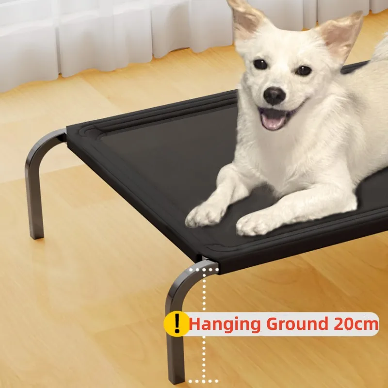 Cama desmontable para perro, perrera transpirable para perros medianos, Perrera de viaje, marco de hierro lavable, cama para cachorros, suministros para mascotas - imagen 4