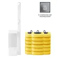 1 white and 3 yellow