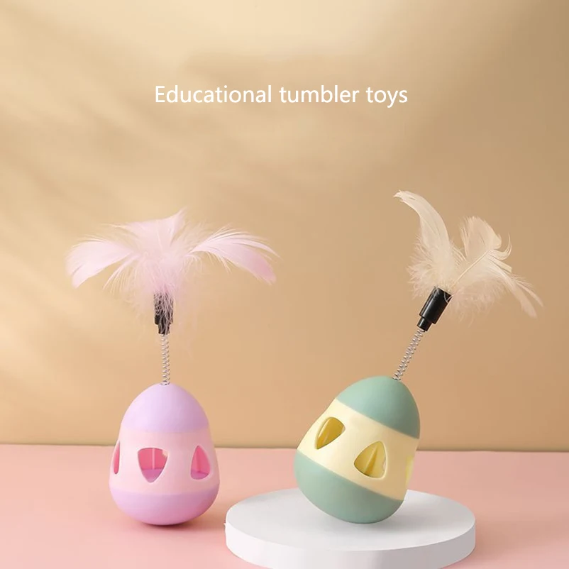 Gato caliente para juguetes, vaso para bebé, palo de cosquillaje para gato, suministros, juguete automático de plumas para gato, gatito, juguete para mascotas - imagen 2