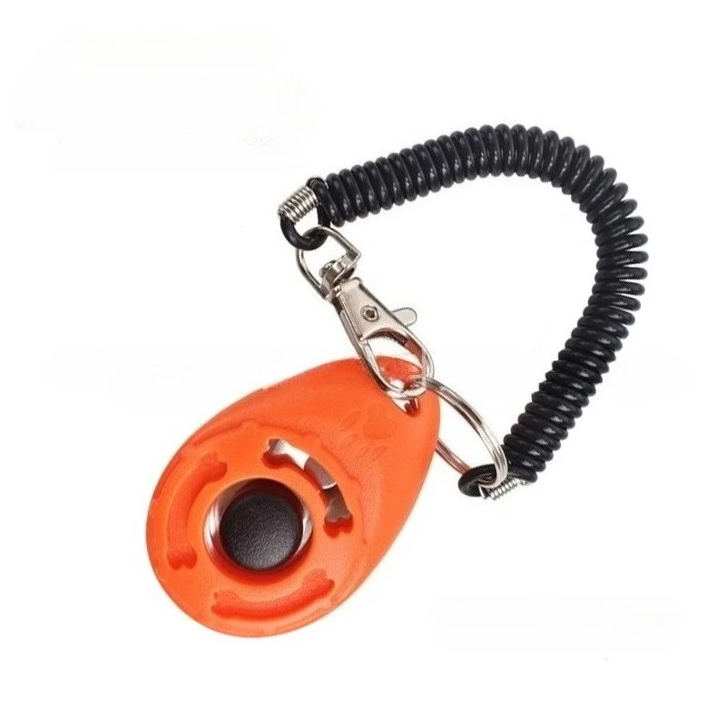 Clicker de entrenamiento para mascotas, juguete para perros y gatos, llavero de primavera, suministros de entrenamiento para mascotas con sonido portátil - imagen 3