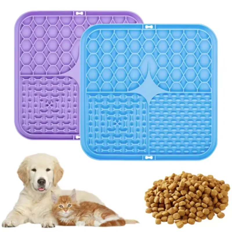 Alfombrilla lamida - Comedero lento con ventosa para perros - imagen 5