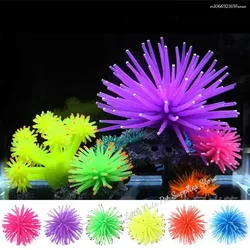 Coral artificial de silicona para acuario – Adorno subacuático colorida