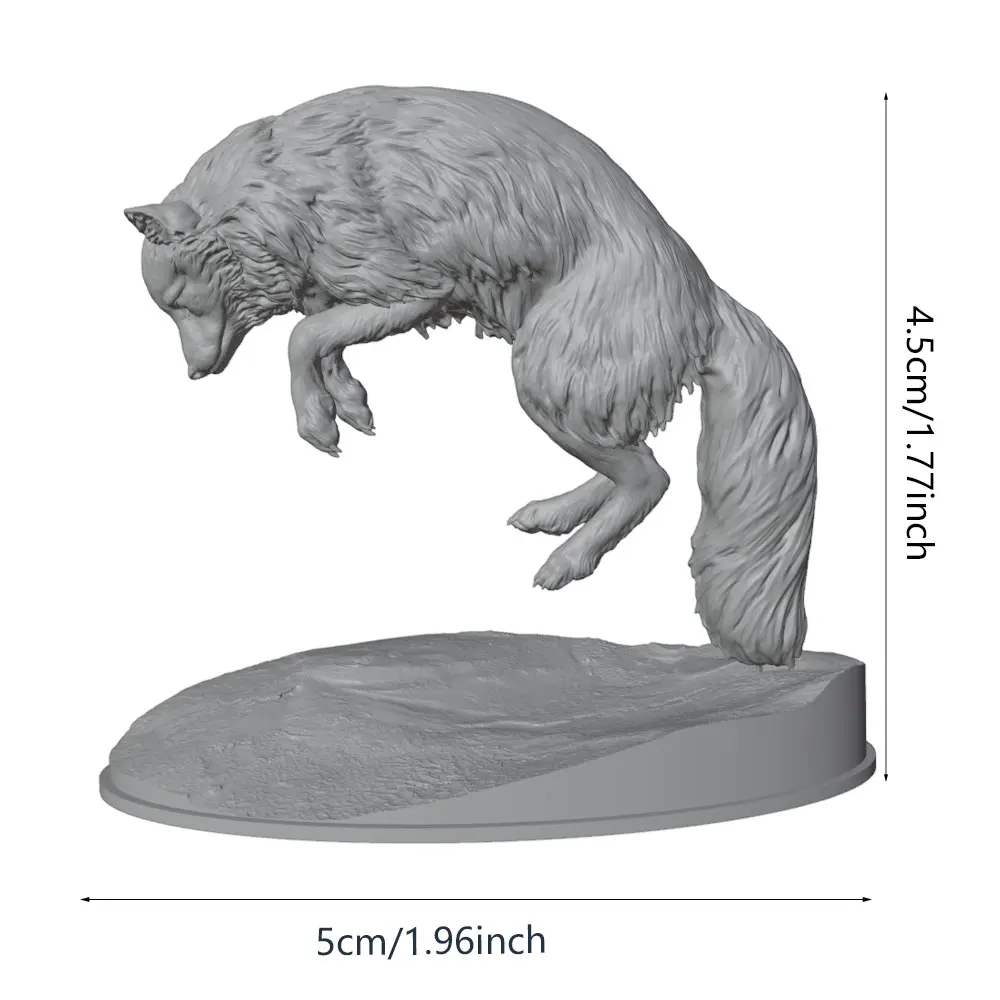 Figura decorativa 3D zorro antártico para gatos y perros - imagen 2