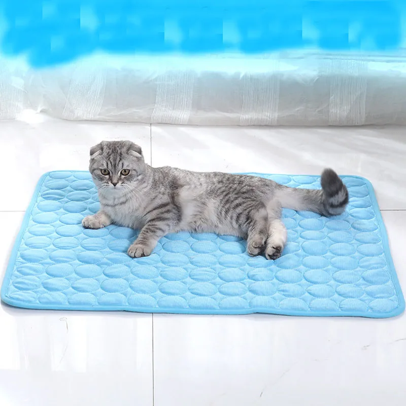 Estera de cama para perros, manta de cama refrescante duradera y fría de verano, sofá, almohadilla de hielo para perros y gatos, accesorios para mascotas, asiento de coche para perros, colchón para dormir