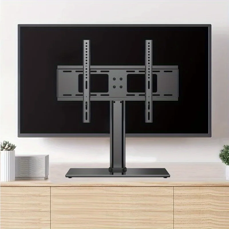 Soporte de TV giratorio Universal de altura ajustable para 32 ''-55'' LCD/LED soporte de TV de hierro para montaje en suelo TV VESA:600x400mm máx. 40KG - imagen 4