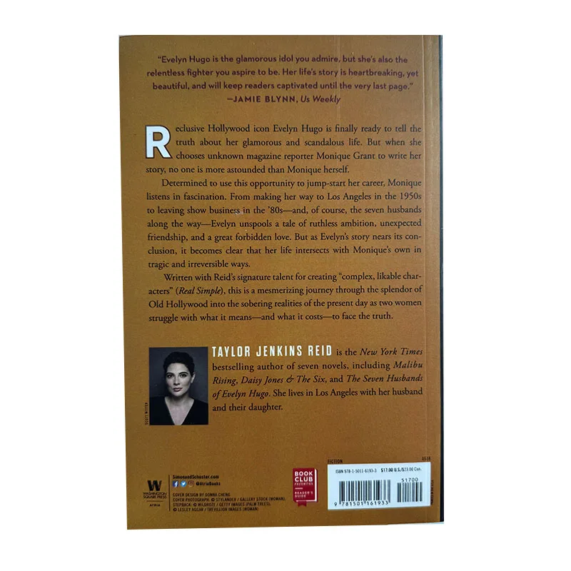 Los siete maridos de Evelyn Hugo Story Novel en libro en inglés - imagen 2