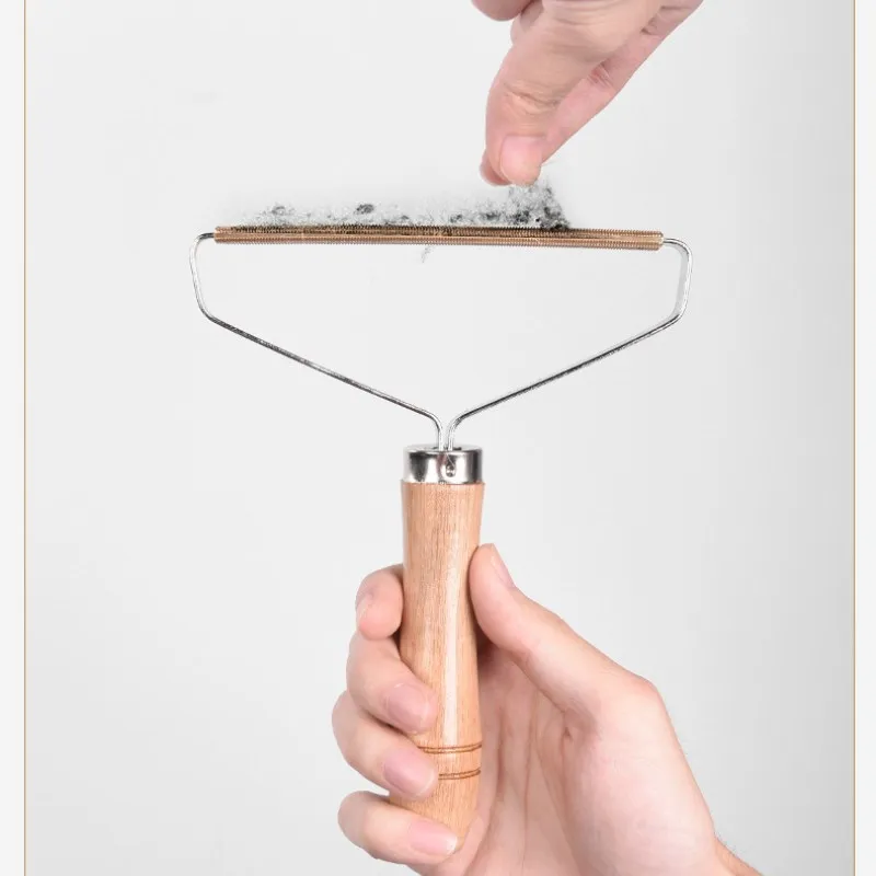 Cepillo de lana para gatos, removedor de pelo para perros, cepillos para el pelo de animales, peine, cepillo para quitar el pelo para perros y gatos, cepillo Manual portátil - imagen 4