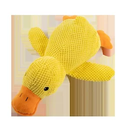 Pato de peluche resistente para perros – Juguete masticable con sonido