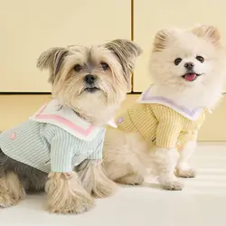 Camiseta transpirable a cuadros para perro con estampado de oso