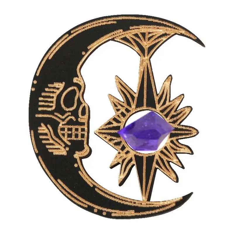 Soportes de cristal de madera para meditación, decoración Zen para el hogar, Yoga, sala de meditación, regalo espiritual para bautismo, boda, inauguración de la casa - imagen 3