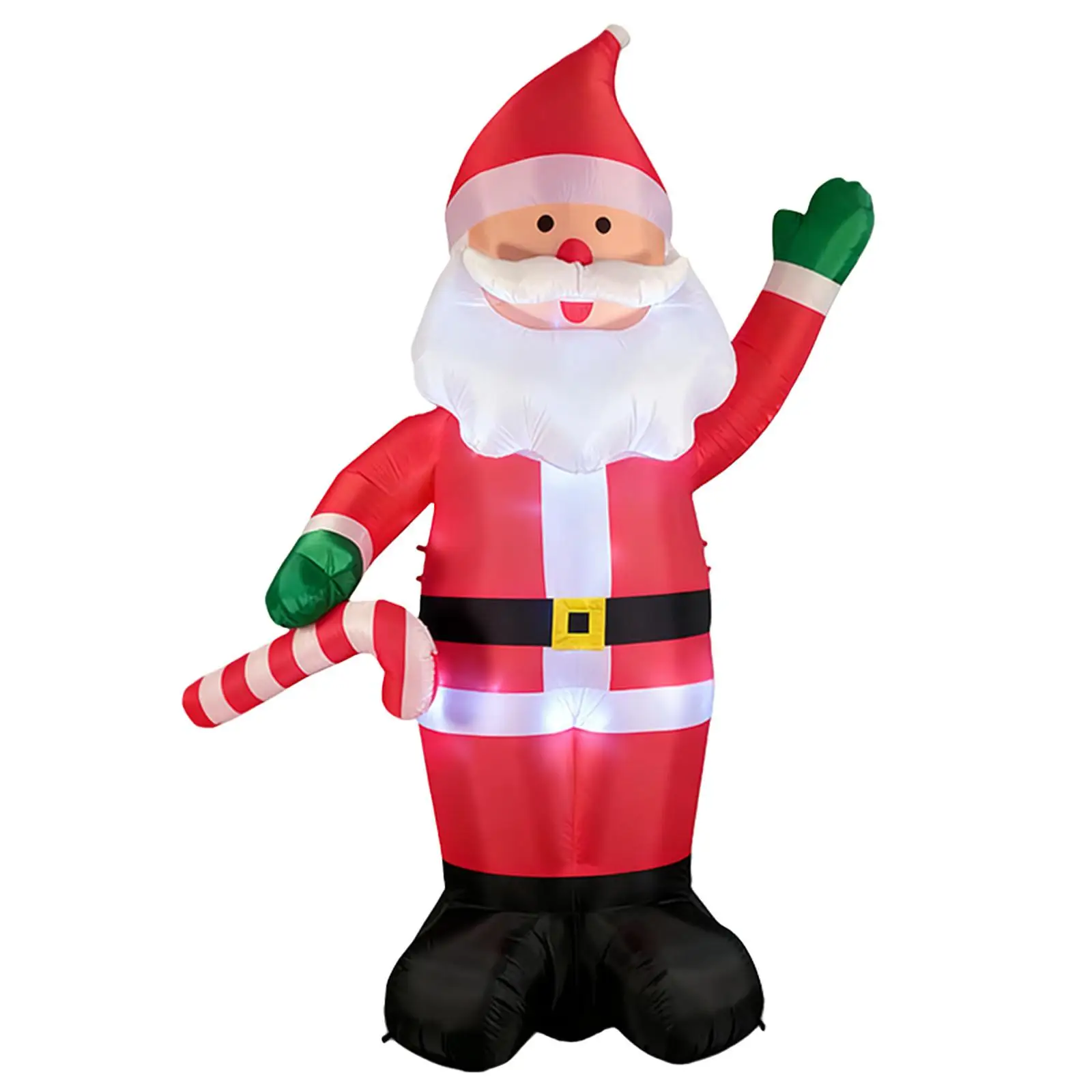 Navidad inflable iluminada de Papá Noel de 12 pies con luces LED, decoración navideña, adorno decorativo para patio de vacaciones - imagen 2