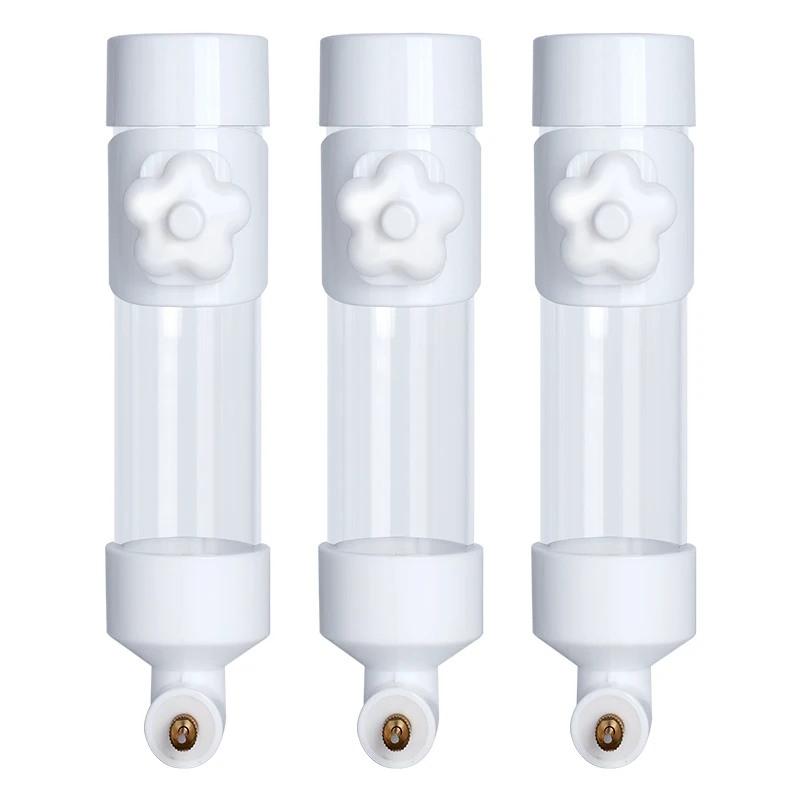 Dispensador de agua para pájaros, bebedero de plástico para loros, Pin de disparo, tetina, bebedero automático para conejos, botella, alimentador colgante, dispensador de agua - imagen 5