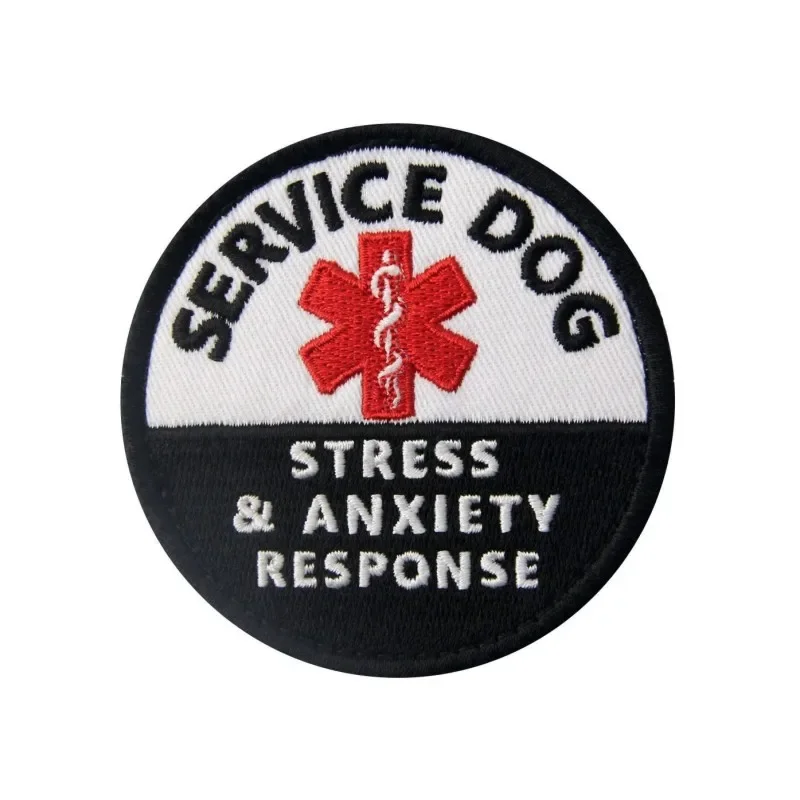 Parche bordado para perro de servicio, brazalete, insignia, apliques de adorno, parches tácticos militares - imagen 4