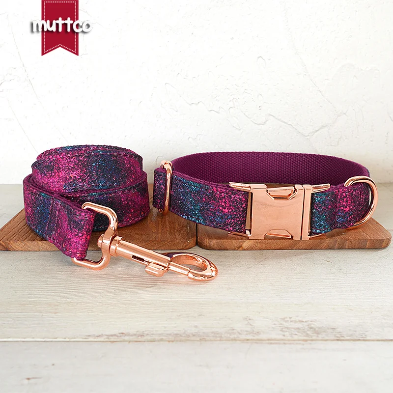 MUTTCO el diseño del cielo estrellado con inyección de tinta rosa DARK LIVELY FOREST muestra el estilo de personalidad de moda del perro 5 tamaños UDC192 - imagen 3