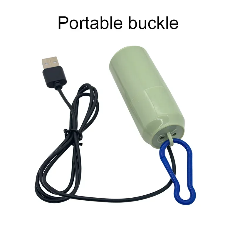 Bomba de aire USB para acuario, compresores de aire silenciosos para acuario, Mini oxigenador portátil, aireador de oxígeno, accesorios para acuario de 5v - imagen 2