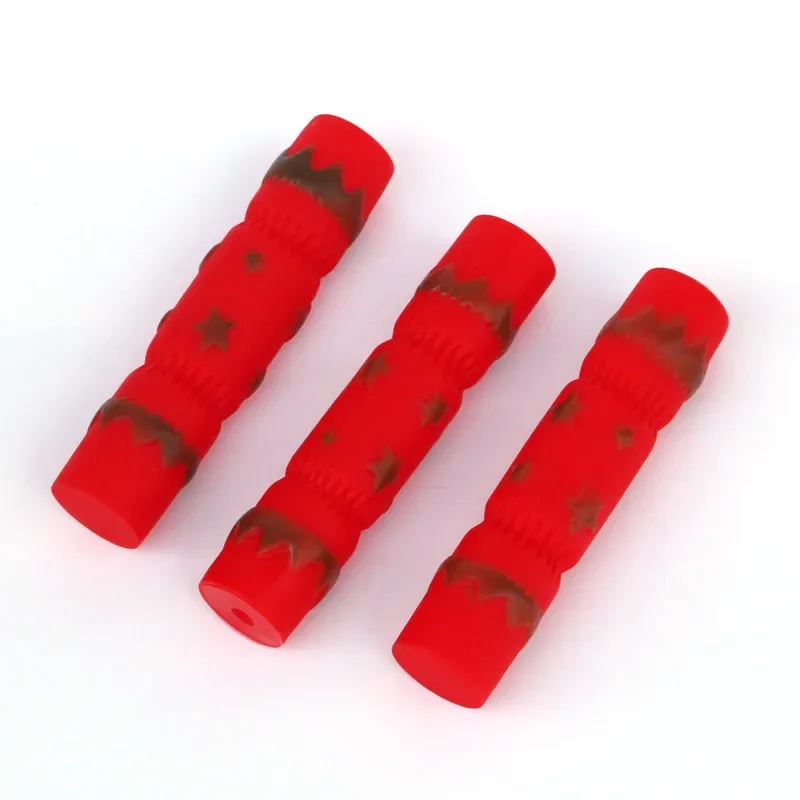 Palo de Navidad para perros y cachorros, látex, forma de maíz, resistente a mordeduras, juego interactivo, juguete para masticar, accesorios para mascotas - imagen 5
