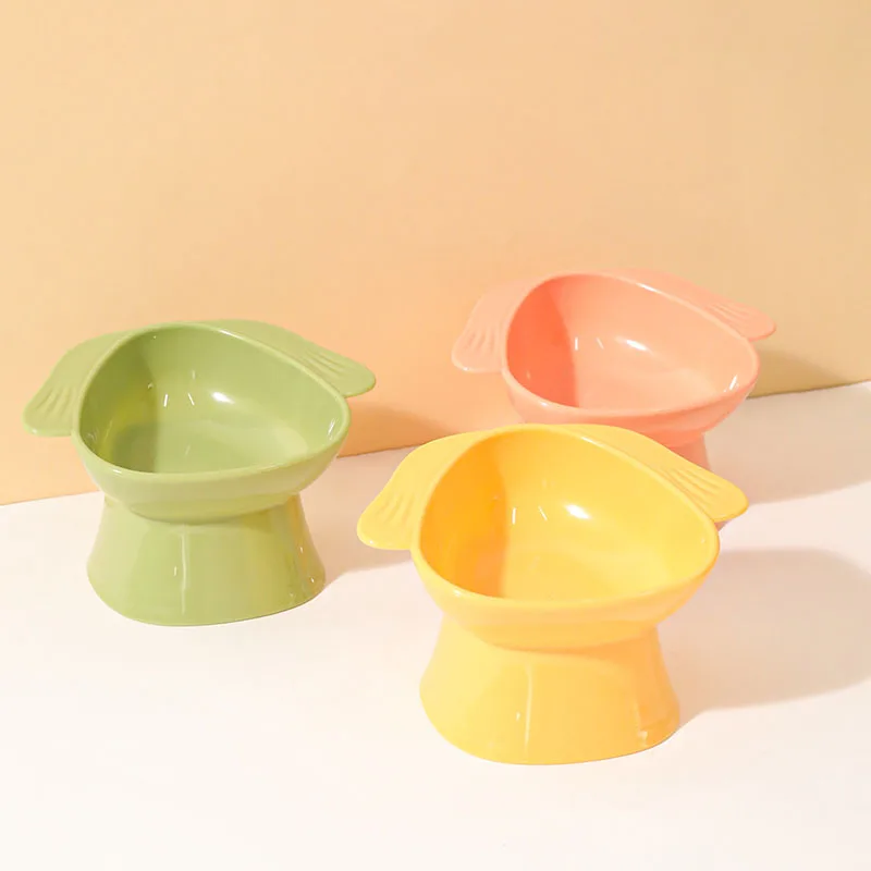 Comedero elevado antideslizante para perros y gatos – Plato lento - imagen 2