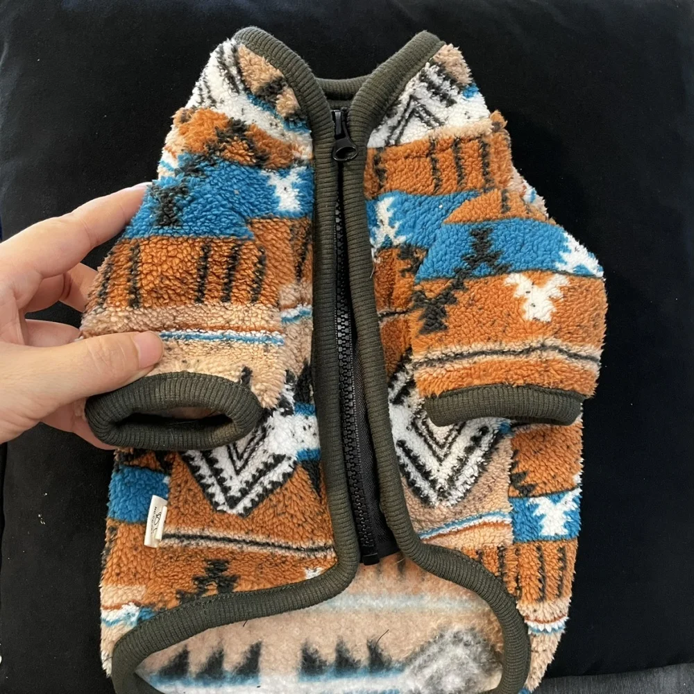 Chaqueta con cremallera Chaqueta de suéter navideño vintage para gato sin pelo Abrigo de vellón cálido de invierno para pijama suave Sphynx Cat Devon Rex - imagen 5