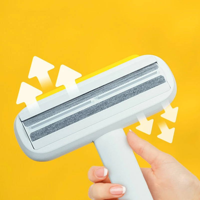 Dispositivo de pelo pegajoso de pato amarillo para mascotas, ropa práctica y bonita para sofá, dispositivo de pelo pegajoso para mascotas, suministros para mascotas