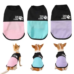 Chaleco transpirable fresco malla ropa de verano para perros
