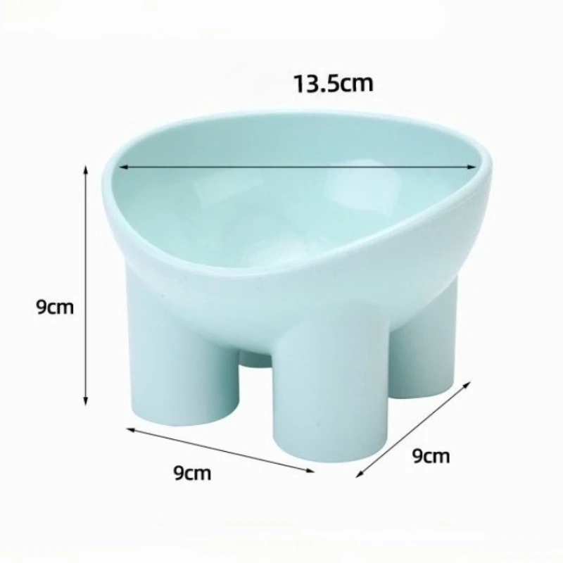Cuenco elevado para perros y gatos con 15 °   Incline, plato de agua y comida para mascotas respetuoso con el cuello, comedero elevado estable para la salud de la columna vertebral