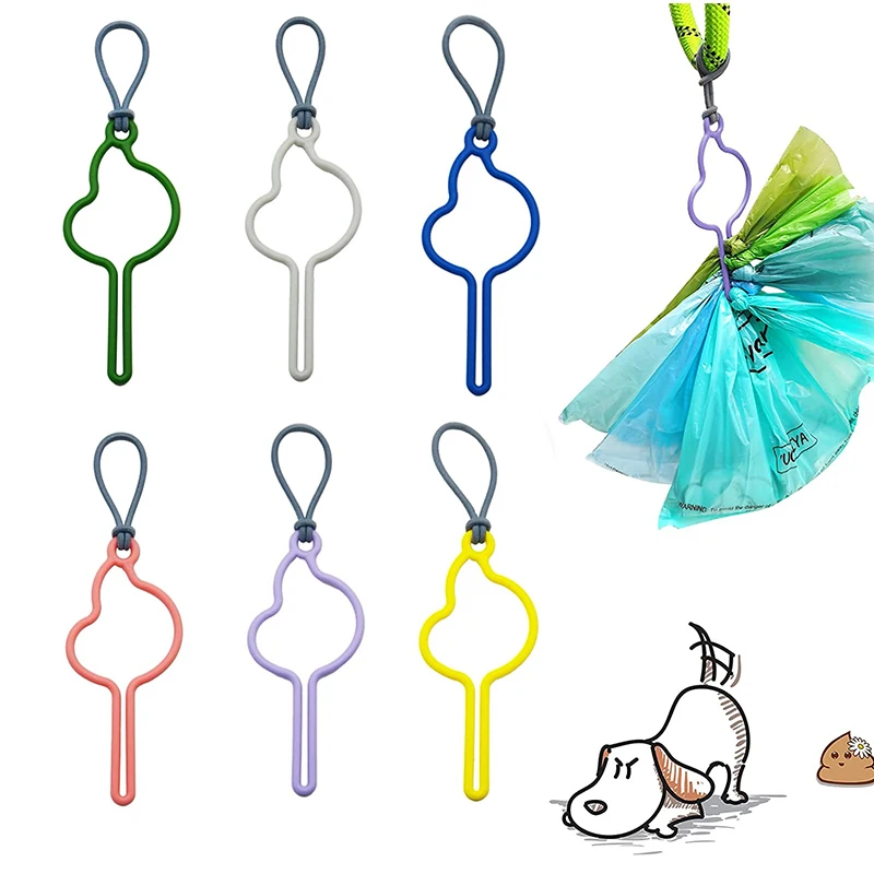 Dispensador de bolsas para excrementos de perros manos libres, soporte para correa, bolsas de residuos para mascotas, accesorios para caminar, suministros de limpieza para perros